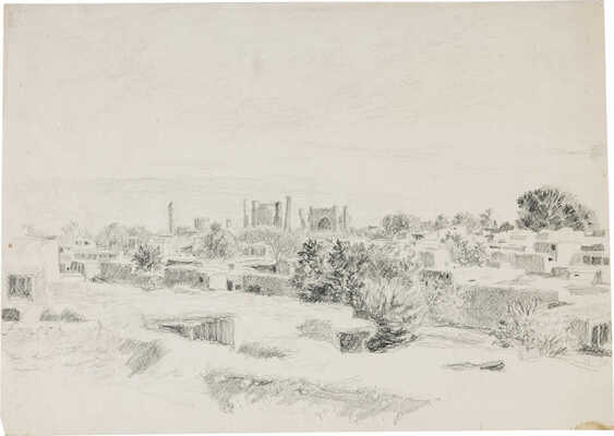 Бургункер Евгений Осипович. Средняя Азия. Развалины древнего города